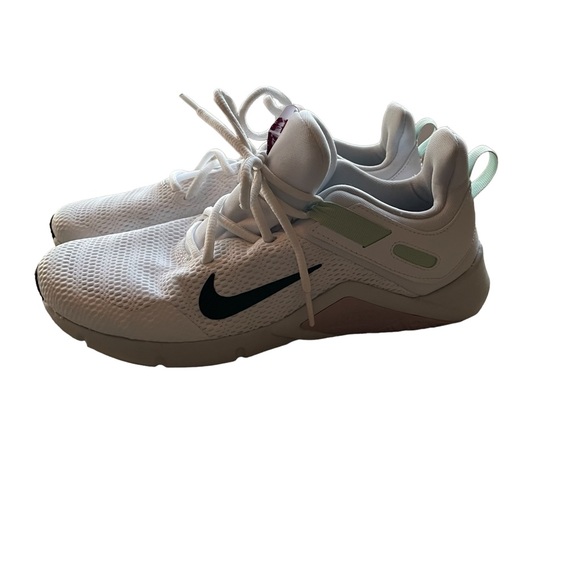 Nike Women’s Legend Essential Training Shoes White/Green/Pink Size 9 - Picture 3 of 8